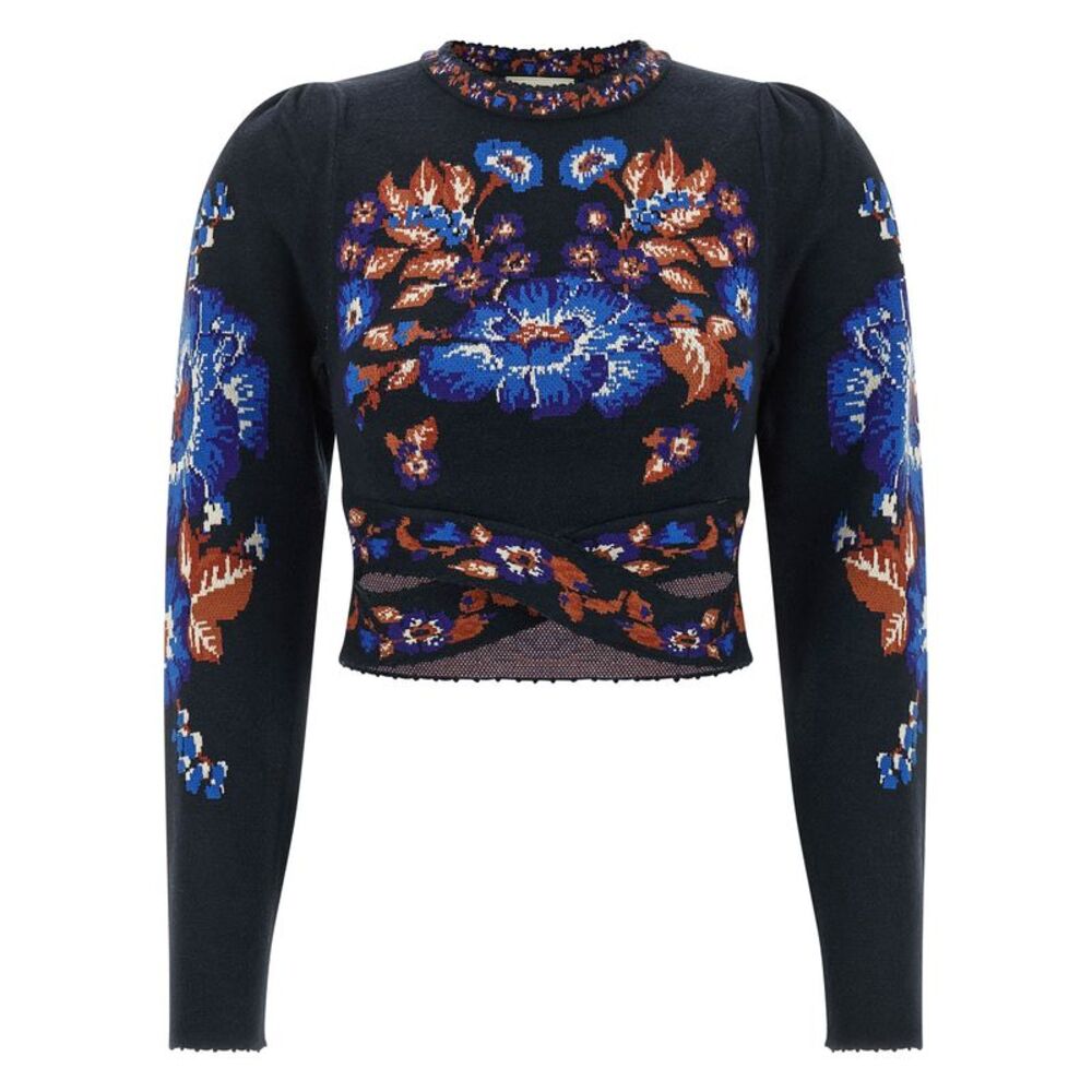 FARM RIO Multicolor Polyester Women's Sweatshirt